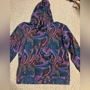 Insane Gymshark Colorful Swirl Pattern Hoodie